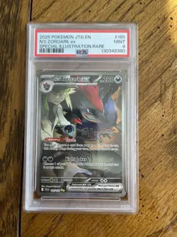 Pokemon TCG N's Zoroark EX Holo Ultra Rare Card 175/159 Journey Together Psa 9 - Image 1