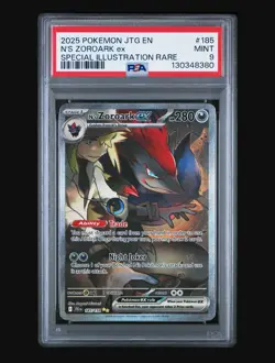 Pokemon TCG N's Zoroark EX Holo Ultra Rare Card 175/159 Journey Together Psa 9 - Image 3