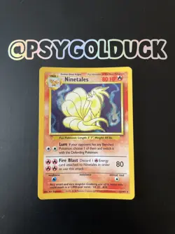 Ninetales - 12/102 Base Set (Pokemon) Holo Rare Pokemon Card - Image 1