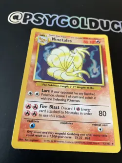 Ninetales - 12/102 Base Set (Pokemon) Holo Rare Pokemon Card - Image 2