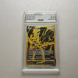 Pristine 9.5 Pokemon Zacian V SWSH076 Black Star Promo Foil Ace Grading - Image 1