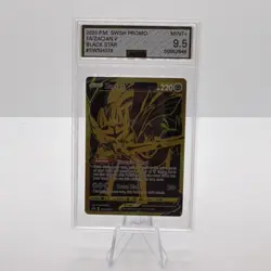 Pristine 9.5 Pokemon Zacian V SWSH076 Black Star Promo Foil Ace Grading - Image 2