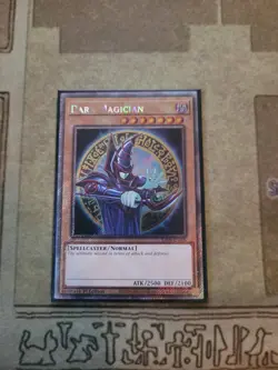 YUGIOH DARK MAGICIAN RA04-EN106 PLATINUM RARE 1ST ED NM ALT ART - Image 1