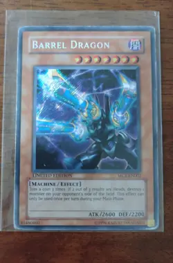 1996 Yu-Gi-Oh! Limited Edition Barrel Dragon #MCI-EN002 - Image 1