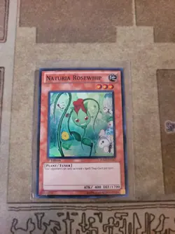 YUGIOH NATURIA ROSEWHIP HA02-EN041 SUPER 1ST ED LP - Image 1