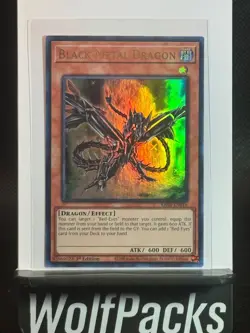 2025 Yu-Gi-Oh! TCG - Black Metal Dragon RA04-EN016 1st Edition Ultra Rare - Image 1