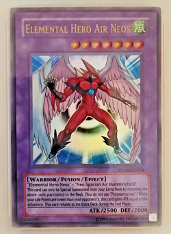 YUGIOH ELEMENTAL HERO AIR NEOS ULTRA RARE PSA 9 MINT STON-EN034 - Image 2