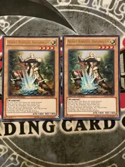 NM 2x Yu-Gi-Oh! - Noble Knight Artorigus (Ultra Rare) (GAOV-ENSP1) - Image 1