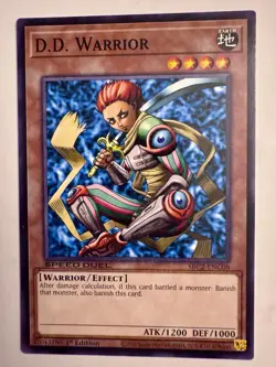 D.D. Warrior - SBC2-ENC08 - Common - 1st Edition x1 - NM Yugioh Speed Duel - Image 1
