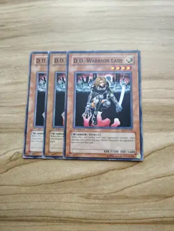 Yu-Gi-Oh! - D.D. Warrior Lady 3X - Complete Playset - Image 1