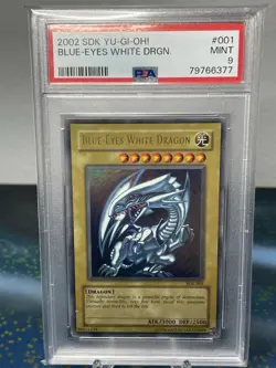 2002 PSA 9 SDK Blue Eyes White Dragon - Image 1