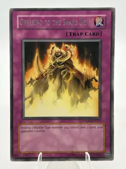 Yugioh! Offering to the Snake Deity - PTDN-EN077 - Rare - Unlimited Edition - Image 1