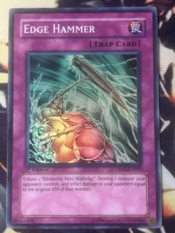 Yugioh: Edge Hammer - DP03-EN029 - Super Rare - 1st Edition - LP - Image 1