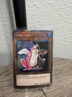 Substitoad (Platinum Secret Rare) RA03-EN197 Quarter Century Bonanza 1st Edition - Image 1