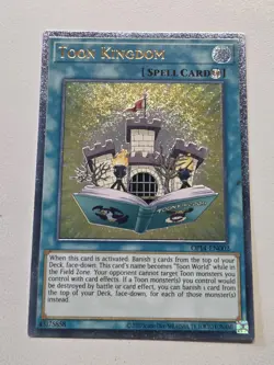 Toon Kingdom (UTR) OP14-EN002 Ultimate Rare Yugioh OTS Tournament Pack 14 LP - Image 1