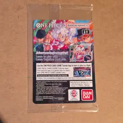 Bandai One Piece CCG Monkey.D.Luffy US Voyage Promo Full Art Holo Card - Image 2