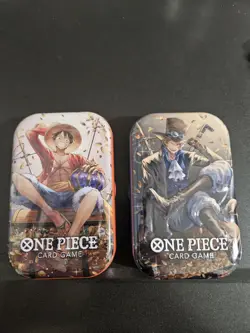 One Piece Card Game Vol.2 Mini Tin Pack Set Vol 2 OP-13 Sealed - Lot of 2 - Image 1