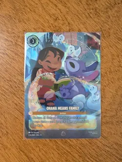 OHANA MEANS FAMILY Action ENCHANTED! Disney Lorcana WINTERSPELL 224/204 - Image 1