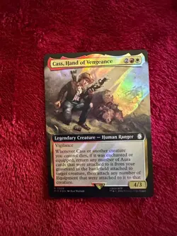 [Surge Foil-EXTENDED] Cass, Hand of Vengeance - UB: Fallout (MTG) [!Near Mint!] - Image 1