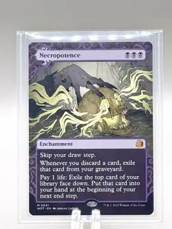 MTG Necropotence (31/103) Wilds of Eldraine Enchanting Tales NM - Image 1