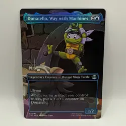 Donatello Way with Machines Borderless 197 Teenage Mutant Ninja Turtles Foil LP - Image 1