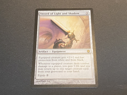 2004 WotC MAGIC Gathering DARKSTEEL unplayed mint rare SWORD OF LIGHT AND SHADOW - Image 2