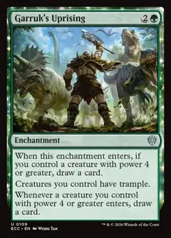 1x Garruk's Uprising NM Eng MTG - Lorwyn Eclipsed Commander - Image 1
