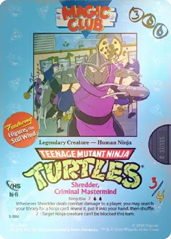 🔥 MTG Secret Lair Drop TMNT FOIL - VHS Villains 🔥 - Image 4