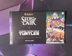 MTG Secret Lair x TMNT Totally Tubulair Drop VHS Villains Non-Foil - SEALED! - Image 1