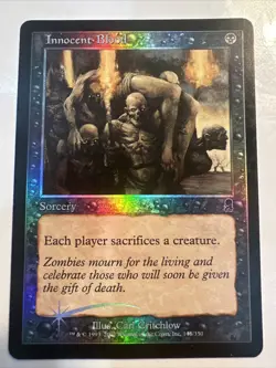 FOIL Innocent Blood – Odyssey (ODY) LP / NM Black Magic: The Gathering MtG - Image 1