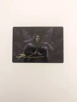 Demonic Counsel Art Card (7/54) (Gold-Stamped Signature) Art Series: Duskmourn - Image 1