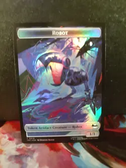 Robot Food Double-Sided Token Teenage Mutant Ninja Turtles Foil - Image 2