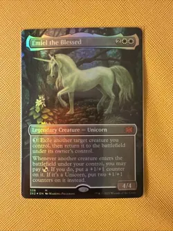 Emiel the Blessed (Borderless) Double Masters 2022 Foil - Image 1