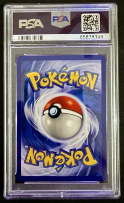 Pokemon 1st Edition Shadowless Base Set Porygon PSA 8 - Image 2