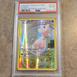 Pokemon Mew XY110 XY Promo Full Art Holo Card Stock Pokemon TCG PSA 6 - Image 1