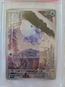 Snom- IR- 2024 Pokemon TEF EN #168 - PSA MINT 9 - Image 2