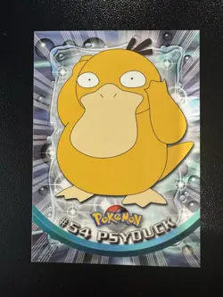 Psyduck #54 Pokemon 1999 Topps TV Animation Edition Blue Label - Image 1