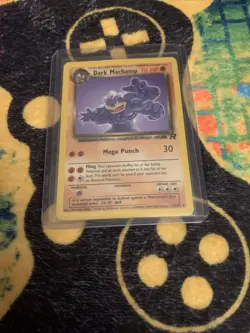 Pokemon Card Dark Machamp 27/82 Team Rocket Non Holo WOTC - Image 1