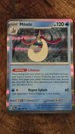 Milotic 036/182 Paradox Rift Holo Rare Pokemon Card - Image 1