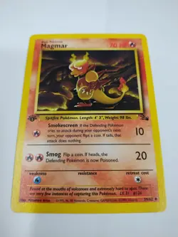 MINT 1st Edition Magmar 39/62 - Fossil - Uncommon - Pokemon - Invest - Image 1