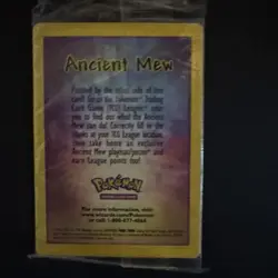 SEALED Ancient Mew Pokemon New Movie Promo Double Holo Foil Rare 1999-2000 Card - Image 4