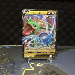 Pokemon Rayquaza V 110/203 SWSH07: Evolving Skies Holo - Image 1