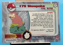 Slowpoke #79 2000 Topps Series 2 Pokemon Blue Logo TV Animation Edition NM - Image 2