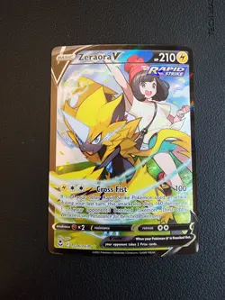 Zeraora V Full Art TG16/TG30 Swsh12: Silver Tempest Trainer Gallery Pokemon - Image 1