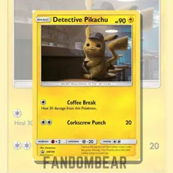 Detective Pikachu Black Star PROMO card SM190 Holo RARE Movie 2019 Pokemon TCG - Image 3