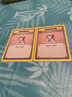 Pokemon TCG 2 Card Lot Trainer Bill + Bonus Uncommon Trainer LP - Image 1