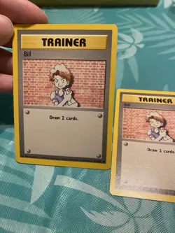 Pokemon TCG 2 Card Lot Trainer Bill + Bonus Uncommon Trainer LP - Image 2