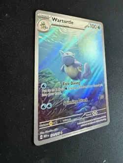 Wartortle 171/165 Holo Illustration Rare Scarlet & Violet 151 Pokemon Card - Image 2