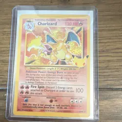 Pokemon Charizard 004/102 Base Set Holo Rare English 1999 Stage 2 Card - Image 2