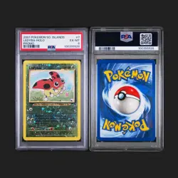 PSA 6 NM Pokemon Ledyba 7/18 WotC Southern Islands Reverse Holo Promo - Image 1
